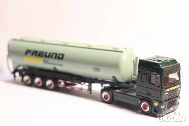 HERPA H0 1/87 DAF СИЛОЗ ЦИСТЕРНА КАМИОН МОДЕЛ, снимка 6 - Колекции - 52710935