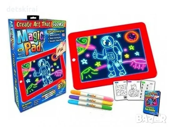 Светеща 3D дъска за рисуване, снимка 9 - Рисуване и оцветяване - 47261066