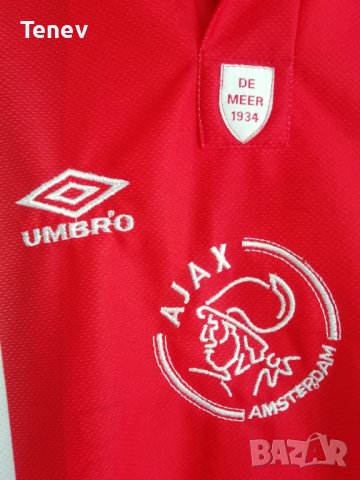 Ajax Amsterdam De Meer 1934 Umbro Vintage 1995/1996 оригинална тениска фланелка Аякс ретро , снимка 5 - Тениски - 43732248