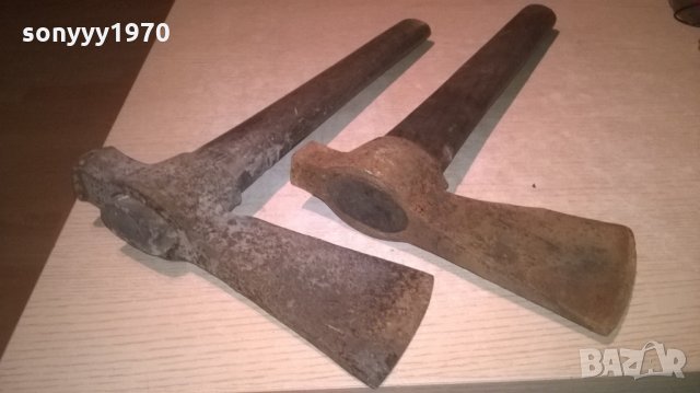 ПОРЪЧАНИ-антики-стари масивни-брадва/чук/томахавка с печати, снимка 5 - Колекции - 26329656