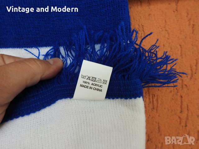 Оригинален футболен шал Челси бяло синьо фенски фен футбол , снимка 3 - Футбол - 38694417