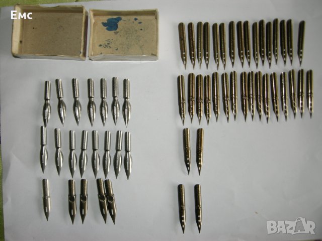 Кутия стари писци за писалка НЕУПОТРЕБЯВАНИ!, снимка 4 - Антикварни и старинни предмети - 28783212