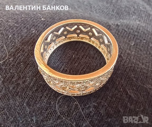 Сребърни дамски пръстени с камъни, снимка 2 - Пръстени - 43153895