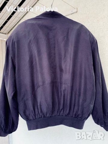 Модерно яке  бомбър 100% коприна, снимка 12 - Якета - 39397770