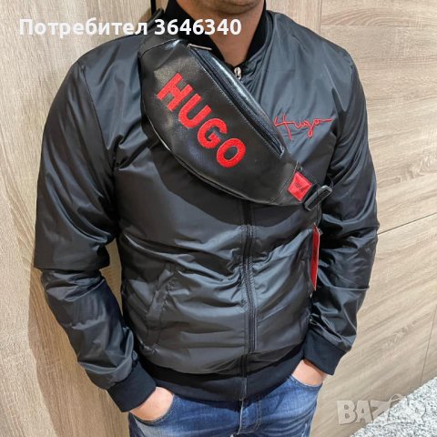 69лв мъжко тънко яке комплект с чанта размер м л хл ххл хххл, снимка 1