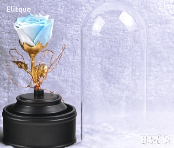 Вълшебна неувяхваща роза в стъкленица с LED светлина , снимка 8 - Подаръци за жени - 52895176
