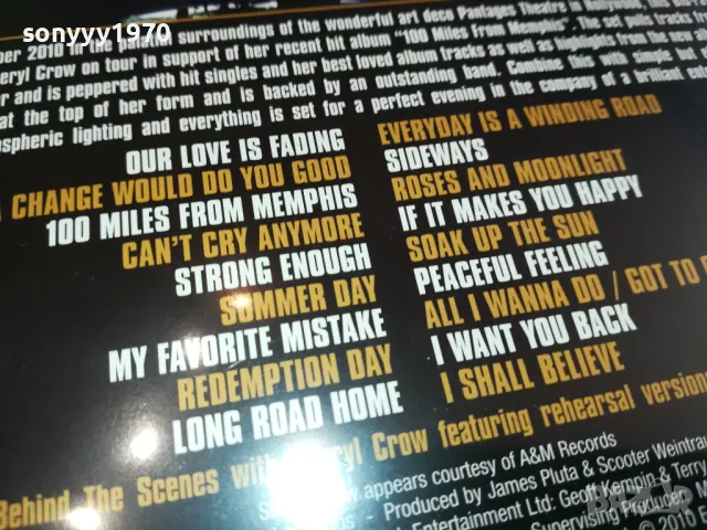 SHERYL CROW BLU-RAY DISC 0603251702, снимка 15 - Blu-Ray филми - 49390861