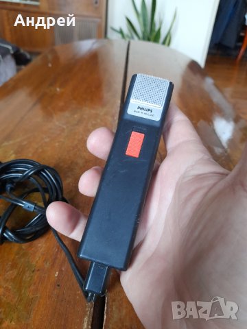 Стар микрофон PHILIPS #7, снимка 2 - Антикварни и старинни предмети - 43764392