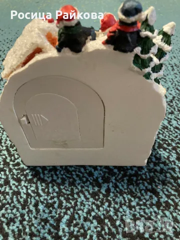 Коледна винтидж музикална/водна пързалка  на Avon, снимка 4 - Коледни подаръци - 48446339