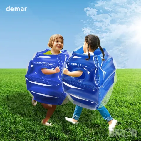 ZHUYNXIR 2 броя детски надуваеми сумо топки, 3+ години, размер - M:60 см, снимка 9 - Други - 49404912