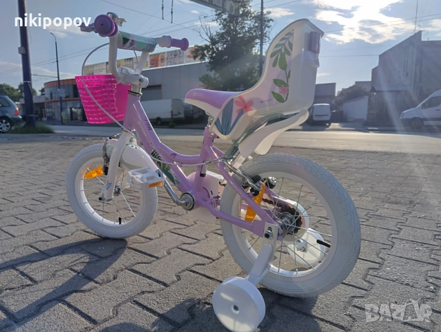 BYOX Велосипед 14" EDEN виолет, снимка 7 - Велосипеди - 53534338