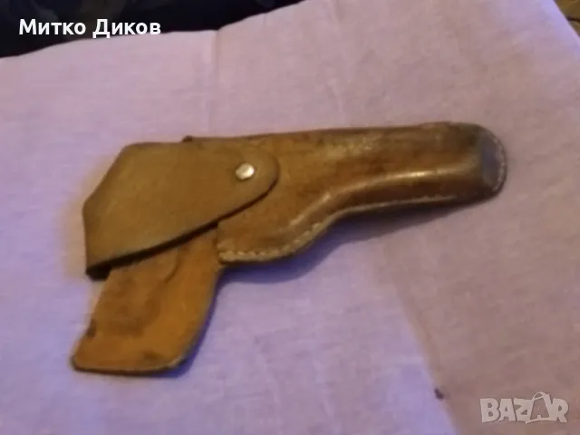Закрит кобур за ТТ естествена кожа 20см