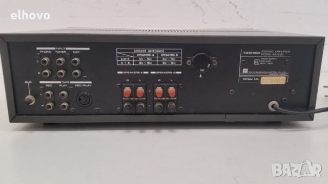 Стерео усилвател Toshiba SB 220, снимка 2 - Ресийвъри, усилватели, смесителни пултове - 28659761