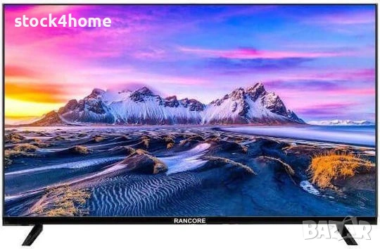 Телевизор Rancore T-50S14, 50 инча, 3840х2160 4K, Smart, Wi-Fi, Android, Черен