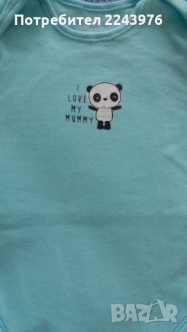 бебешко боди с къс ръкав - 2 бр., снимка 3 - Бодита за бебе - 27953075