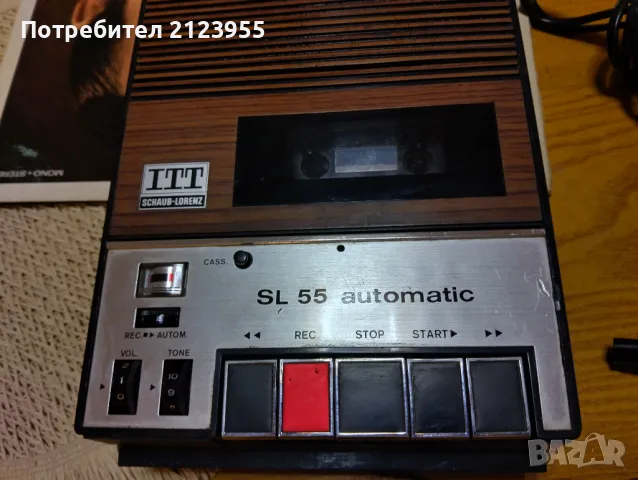 Ретро касетофон ITT, снимка 2 - Радиокасетофони, транзистори - 48436746