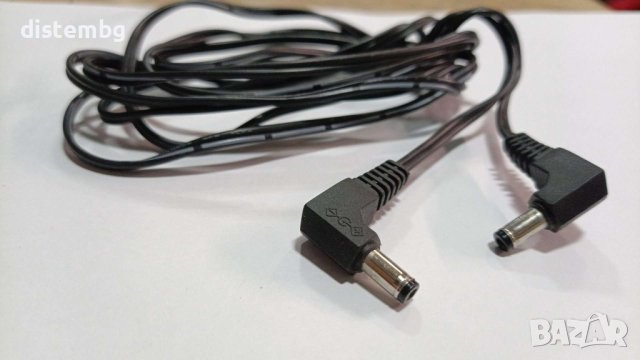 Захранващ кабел с две букси 5 x 2.1 mm, снимка 1 - Кабели и адаптери - 43398724