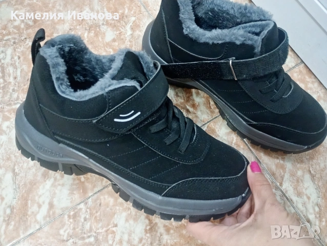 Страхотен модел зимни ватирани боти , снимка 2 - Мъжки боти - 53204344