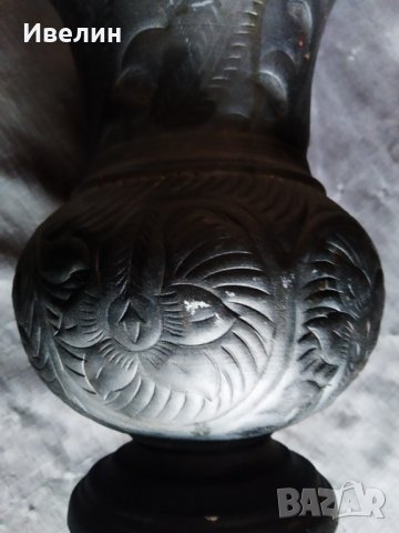 стара метална ваза, снимка 3 - Антикварни и старинни предмети - 28988234