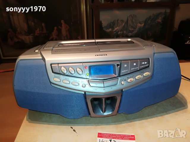 AIWA RADIO/CD/REVERSE DECK-ВНОС GERMANY 2905221708, снимка 3 - Аудиосистеми - 36912264