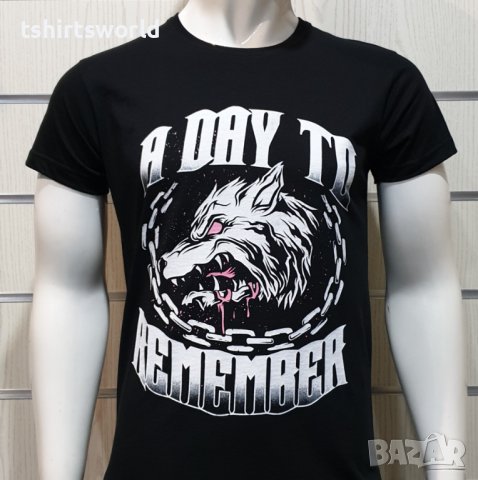 Нова мъжка тениска с дигитален печат Вълк - A Day To Remember, Серия вълци, снимка 7 - Тениски - 36599092