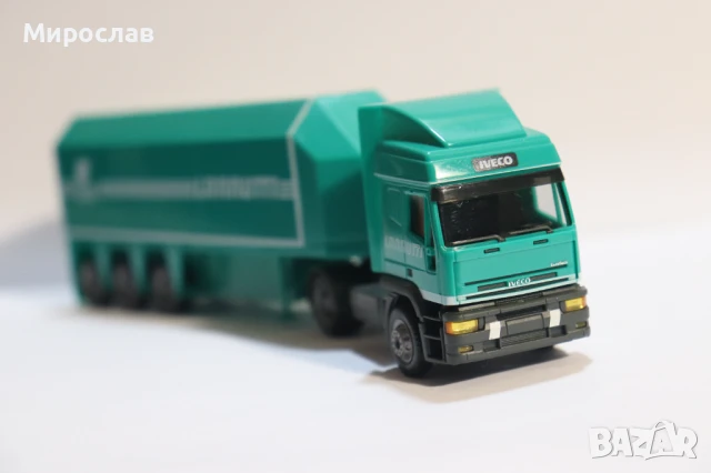 HERPA H0 1/87 IVECO КАМИОН МОДЕЛ ТРАНСПОРТ НА СТЪКЛО, снимка 5 - Колекции - 50919663