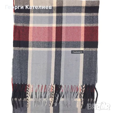 Мъжки зимен комплект-Кашмирен шал, шапка и луксозни ръкавици Код на продукта:KM-01, снимка 2 - Подаръци за мъже - 48110682