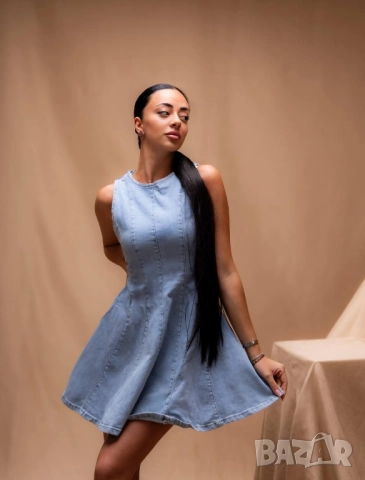 деним рокля 