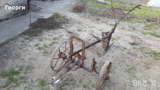 Стар плуг от две части, снимка 3 - Антикварни и старинни предмети - 39834884