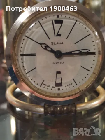 Слава.Будилник.Механичен.Профилактиран.СССР., снимка 4 - Други - 48156795