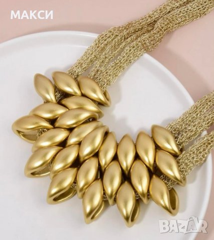 Красиво атрактивно коригиращо дължината си колие, снимка 2 - Колиета, медальони, синджири - 38153541