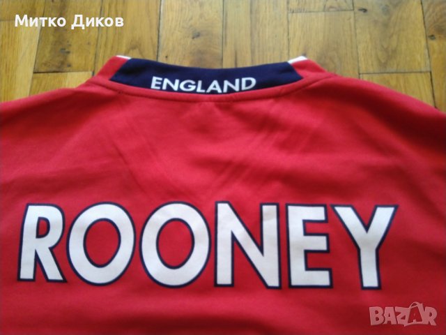 Футболна тениска на Англия №9 Уейн Рууни размер С-М, снимка 6 - Футбол - 37880299
