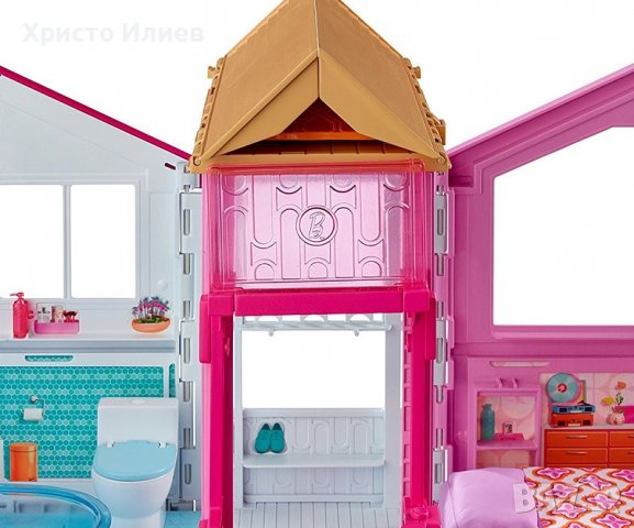 Голямата къща на Барби Mattel Barbie Malibu Къща за кукли, снимка 11 - Кукли - 39325597