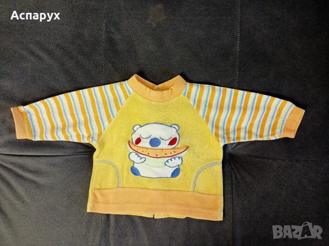 Бебешка блузка с дълъг ръкав HAPPY PUPPY, снимка 1 - Бебешки блузки - 42982999
