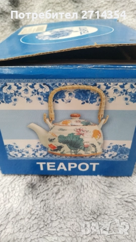 Порцеланов чайник , снимка 2 - Аксесоари за кухня - 52350676