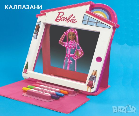 Светеща дъска за рисуване Premium Glow Pad Barbie Diamant Toys 5115, снимка 3 - Рисуване и оцветяване - 42991104