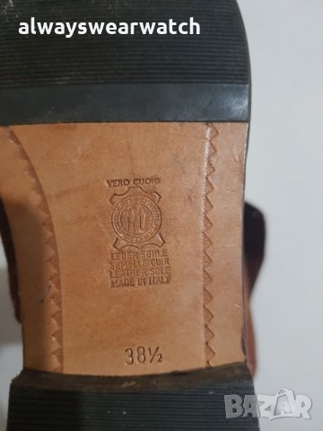 Италиански маркови ботуши от естествен велур - номер 38,5 / ЧИСТО НОВИ, снимка 3 - Дамски ботуши - 27753758