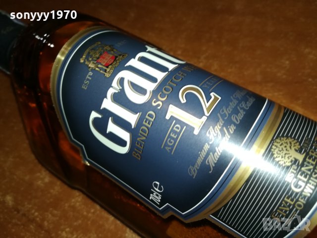 ПРАЗНО ШИШЕ-GRANTS 12YEARS-шИшЕ ЗА КОЛЕКЦИЯ 2601221918, снимка 7 - Колекции - 35571837
