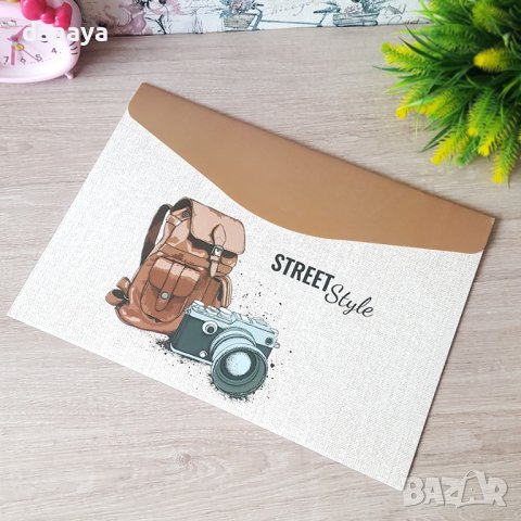 3047 Папка за документи с велкро закопчаване, А4, снимка 4 - Ученически пособия, канцеларски материали - 37800921