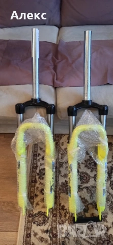 Нова вилка 29 цола Zoom 100mm 1 1/8 9х100 255mm 28.6, снимка 2 - Велосипеди - 53284369