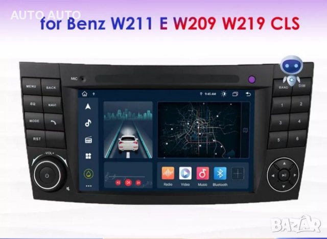 Мултимедия W211 W219 CLS Е class навигация андроид android + камера мерцедес , снимка 3 - Аксесоари и консумативи - 36624745
