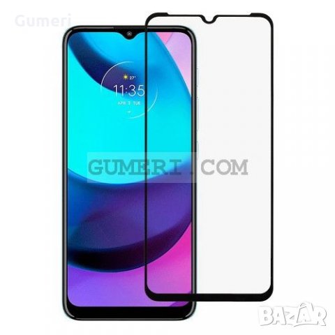 Motorola Moto E20 - Стъклен Протектор За Целия Екран Full Glue