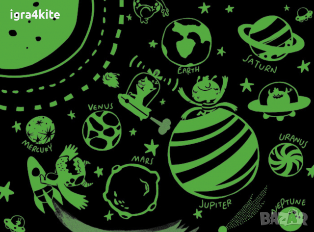 Monster Planet светещ пъзел извънземен планетариум с чудовища, снимка 2 - Игри и пъзели - 36451690