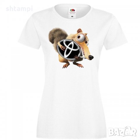 Дамска тениска TOYOTA Scrat, снимка 4 - Тениски - 32858183