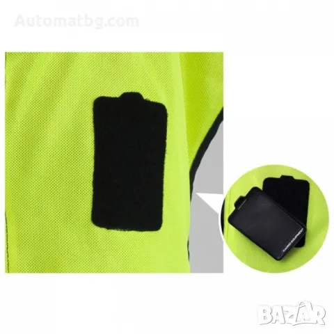Светлоотразителна жилетка Automat, За мотористи и велосипедисти, снимка 5 - Аксесоари и консумативи - 49623841