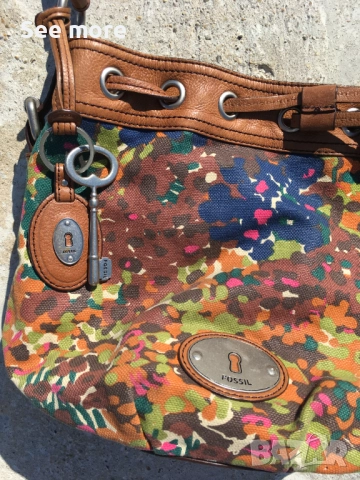 FOSSIL многоцветна чанта, снимка 3 - Чанти - 52074348