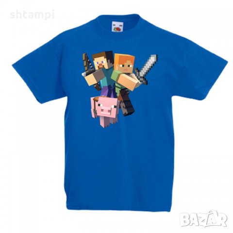 Детска тениска майнкрафт Minecraft 2, снимка 2 - Детски тениски и потници - 32938514