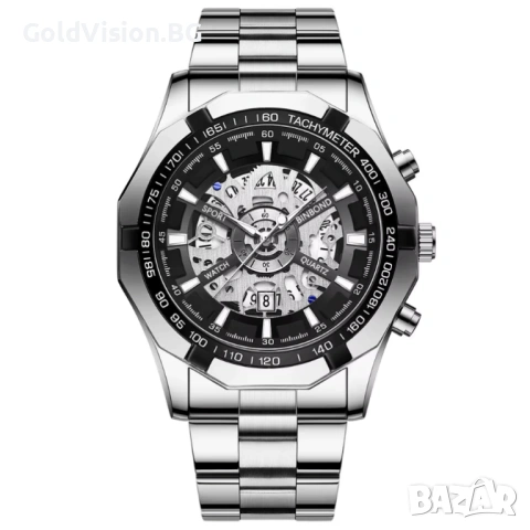 Мъжки часовник BINBOND S033 + ПОДАРЪК