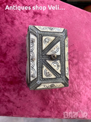 Стара кутия за бижута №7479 , снимка 5 - Антикварни и старинни предмети - 52050035