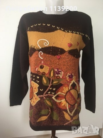 Angela Baraldi бутиков винтидж пуловер L XL